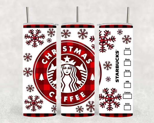 Christmas Coffee 20oz Tumbler.