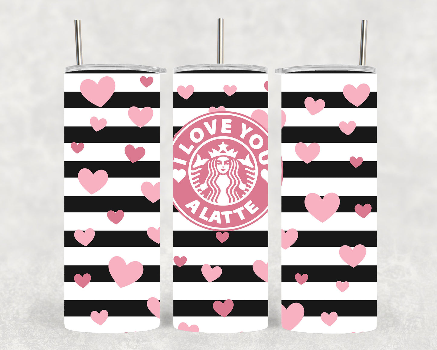 I love you a latte 20oz Tumbler