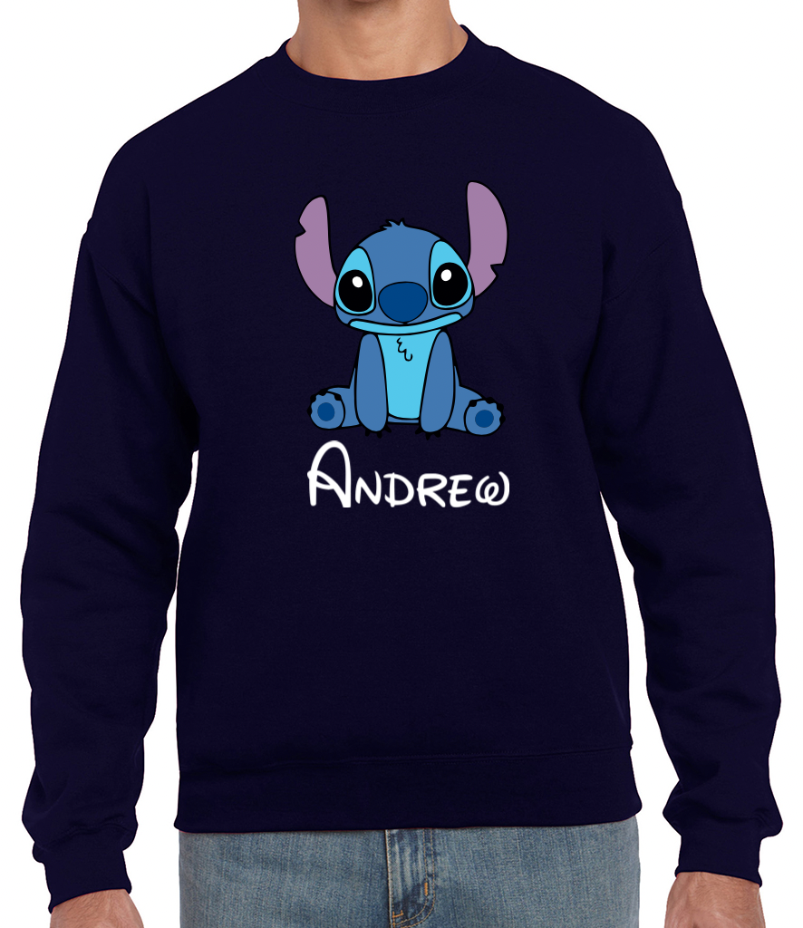 Personalised Adults Character Sweatshirt. Unisex. Gifts for her. Gifts for Him