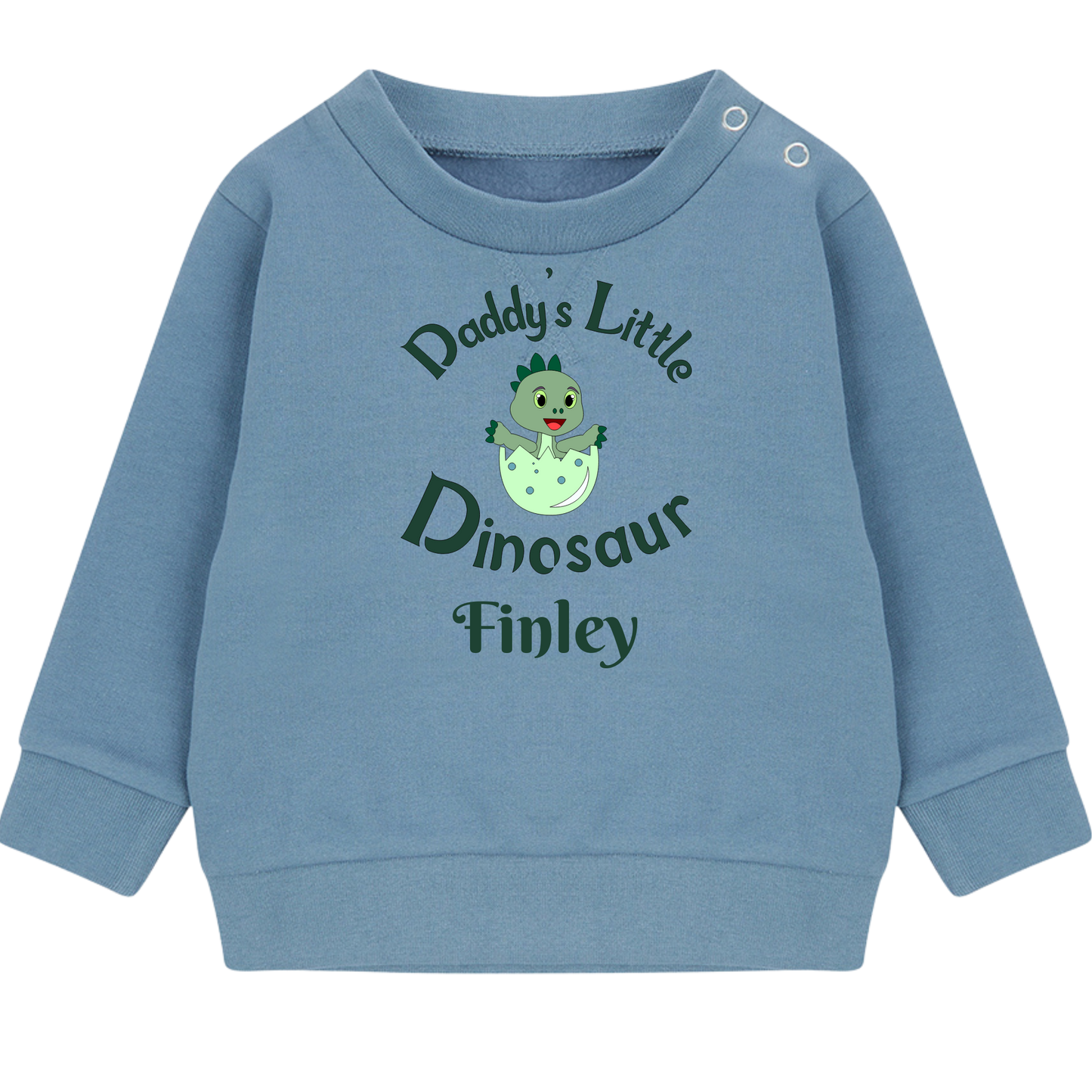 Daddy`s Little Dinosaur, Personalised Jumper.