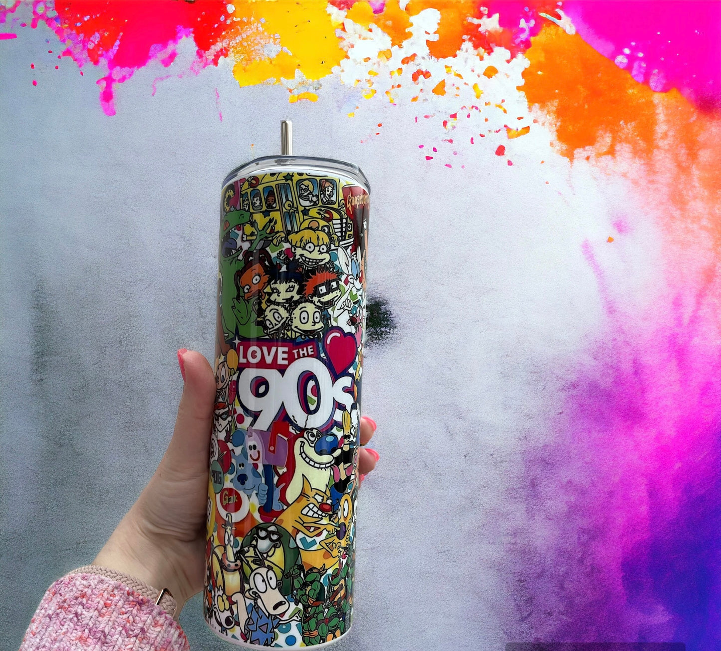 I love the 90s nostalgic 20oz Tumbler. 90s baby.