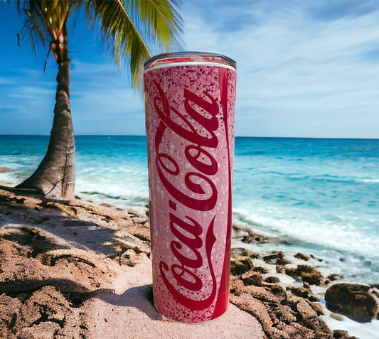 Pink Coca Cola / Diet  20oz Tumbler