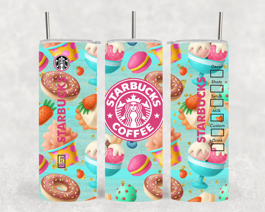 Personalised Starbucks 20oz Tumbler - Sweet treat