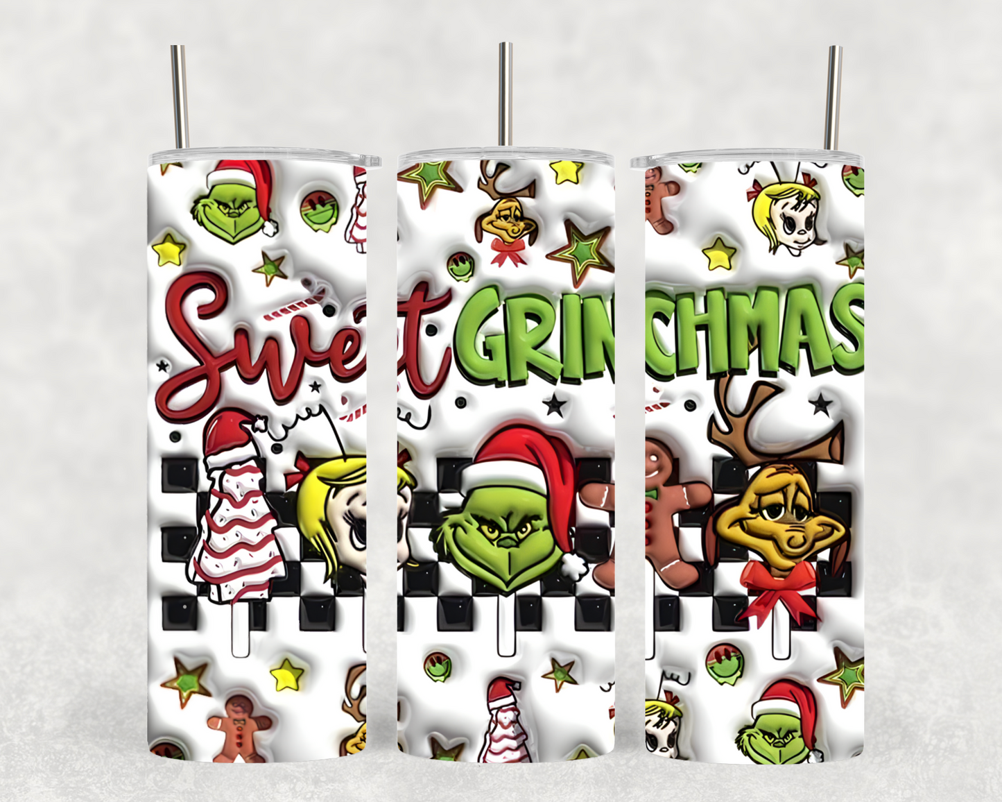 Sweet Grinchmas 20oz Tumbler.