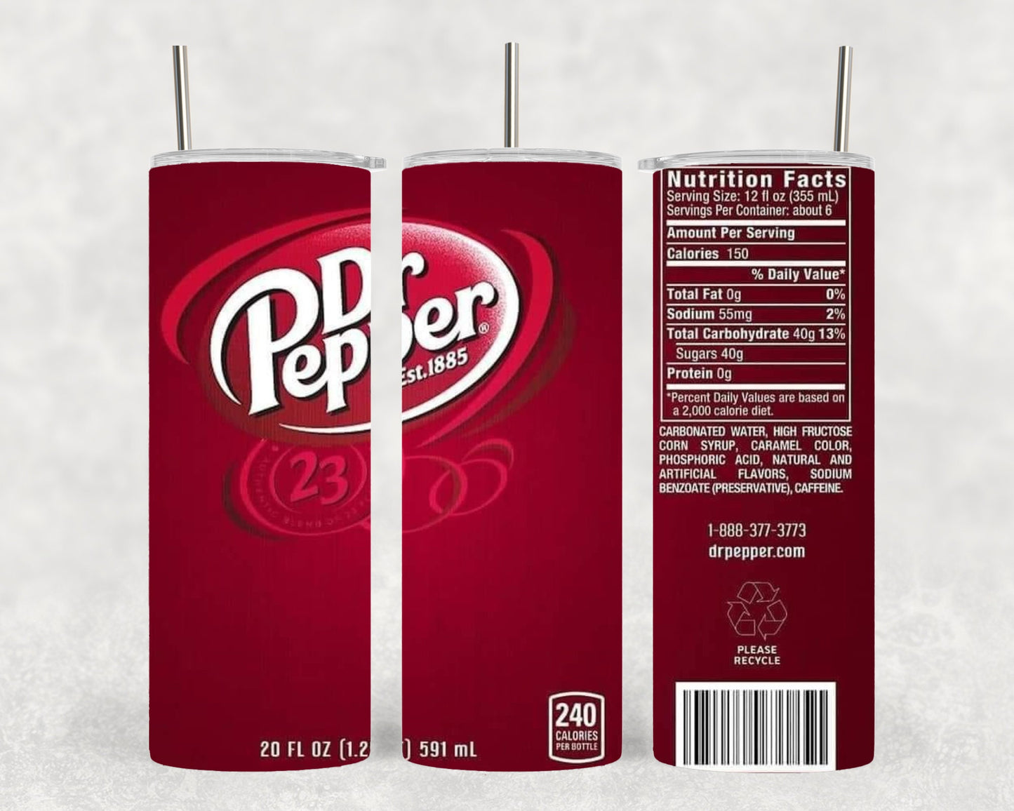 Dr Pepper 20oz Tumbler