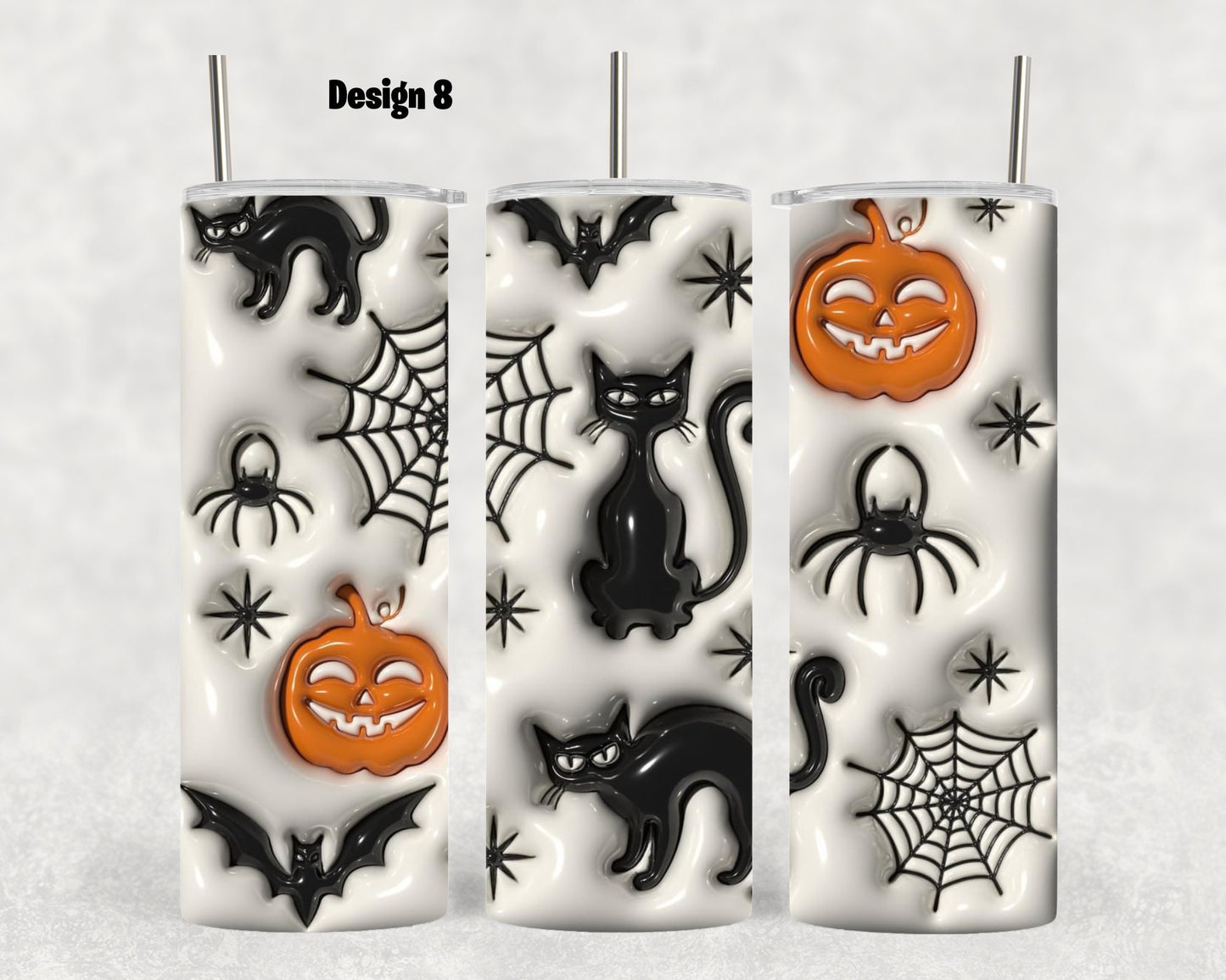 Halloween 20oz Tumbler. Various Designs. Spooky Season.