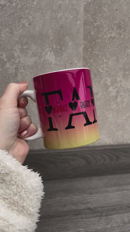 Personalised Family Name Mug